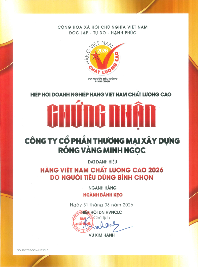 HÀNG VIỆT NAM CHẤT LƯỢNG CAO 2026